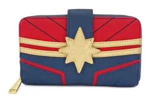 Loungefly x Marvel Captain Marvel Zip Around Purse