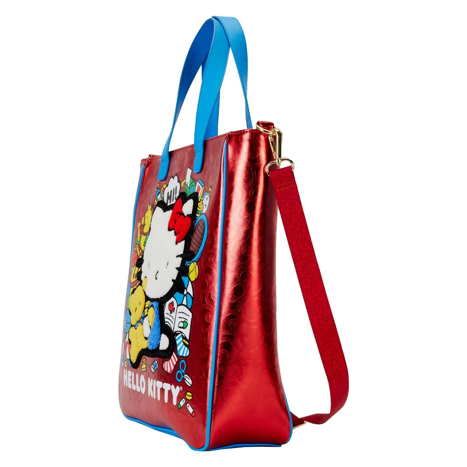 Loungefly x Sanrio Hello Kitty 50th Anniversary Metallic Tote Bag