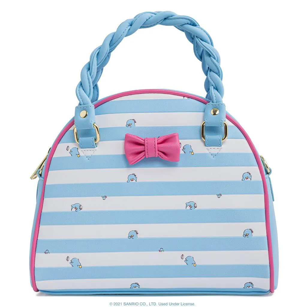 Loungefly x Sanrio Tuxedo Sam Striped Handbag