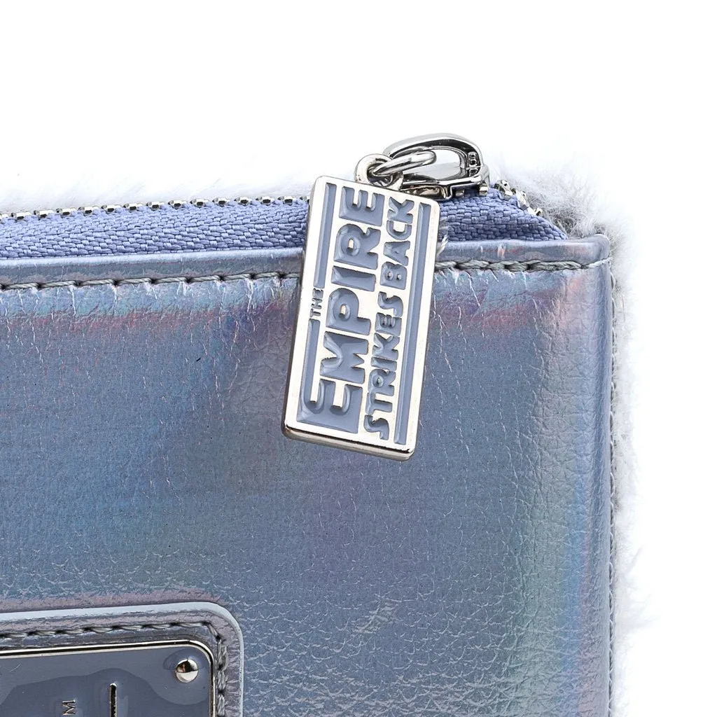 Loungefly X Star Wars Empire Strikes Back 40th Anniversary Hoth Sherpa Zip Around Purse