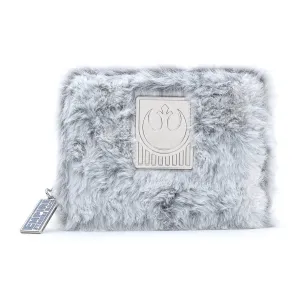 Loungefly X Star Wars Empire Strikes Back 40th Anniversary Hoth Sherpa Zip Around Purse