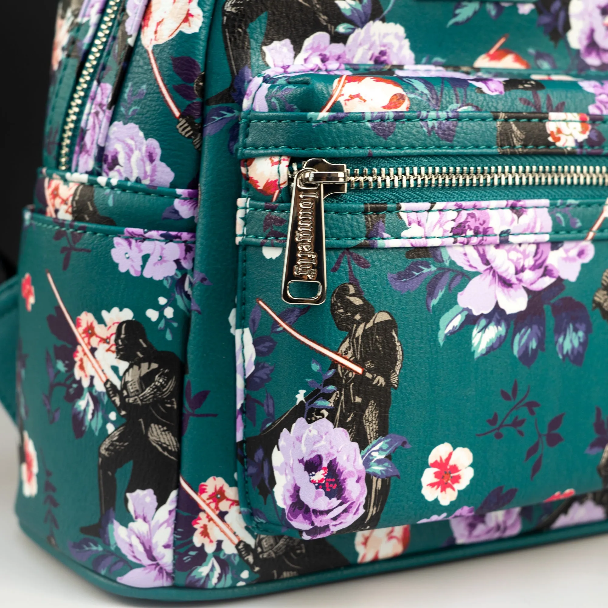 Loungefly x Star Wars Floral Darth Vader AOP Mini Backpack