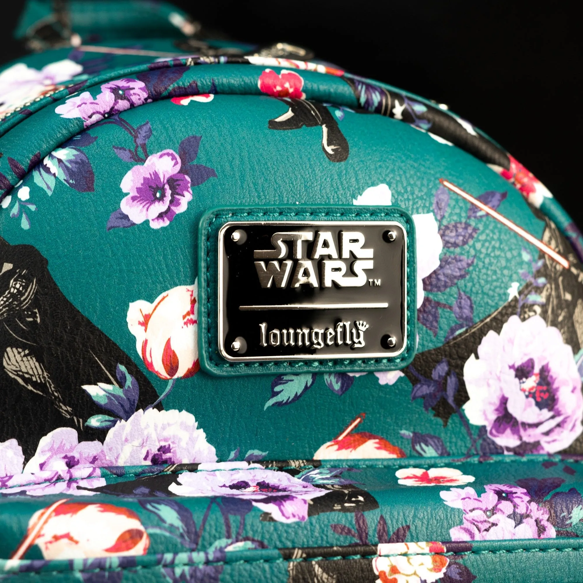 Loungefly x Star Wars Floral Darth Vader AOP Mini Backpack