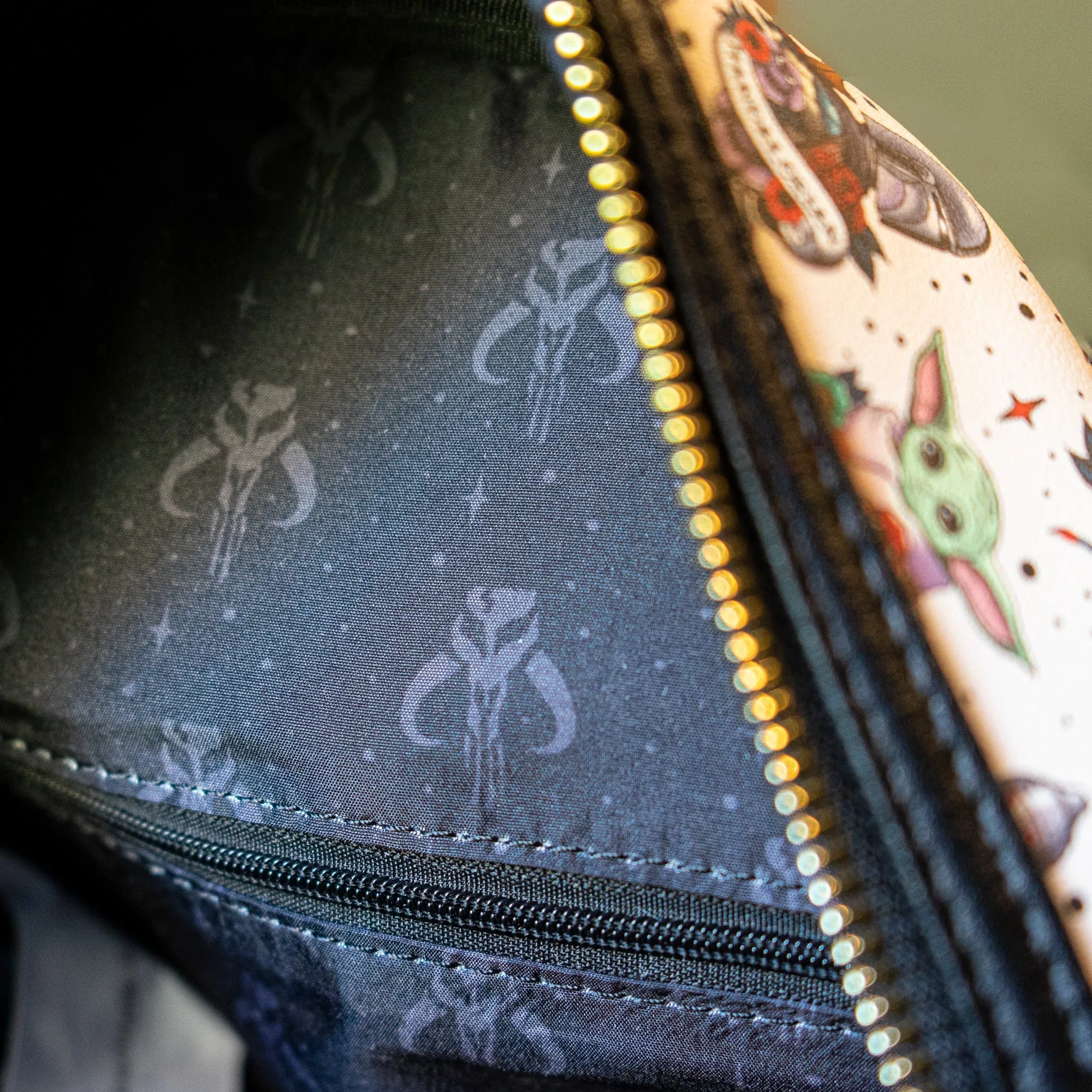 Loungefly x Star Wars Mandalorian Tattoo Mini Backpack