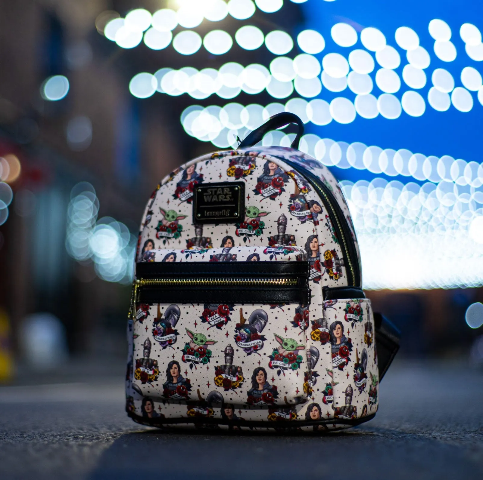 Loungefly x Star Wars Mandalorian Tattoo Mini Backpack