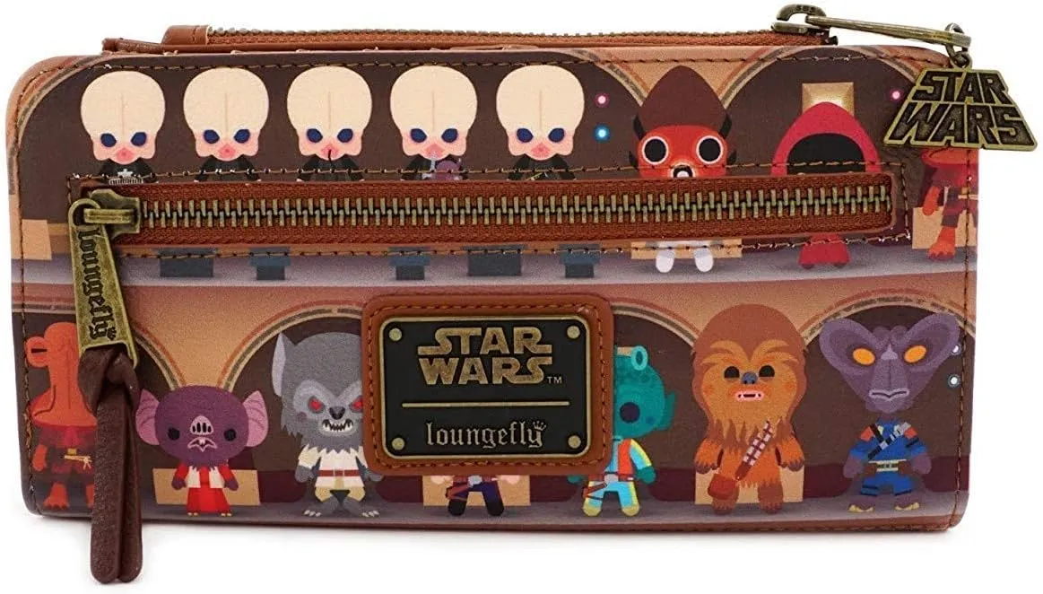 Loungefly x Star Wars Mos Eisley Cantina Zip Around Purse