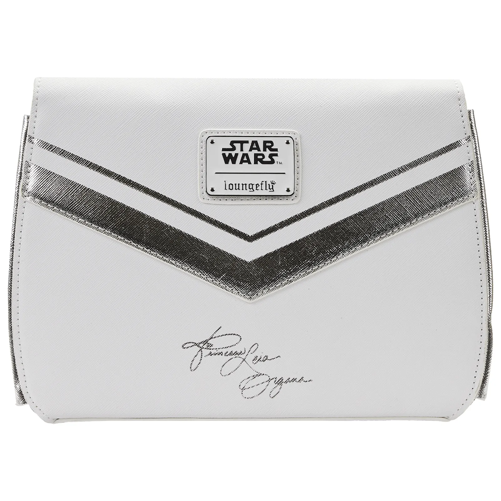 Loungefly x Star Wars Princess Leia White Cosplay Chain Strap Crossbody Bag