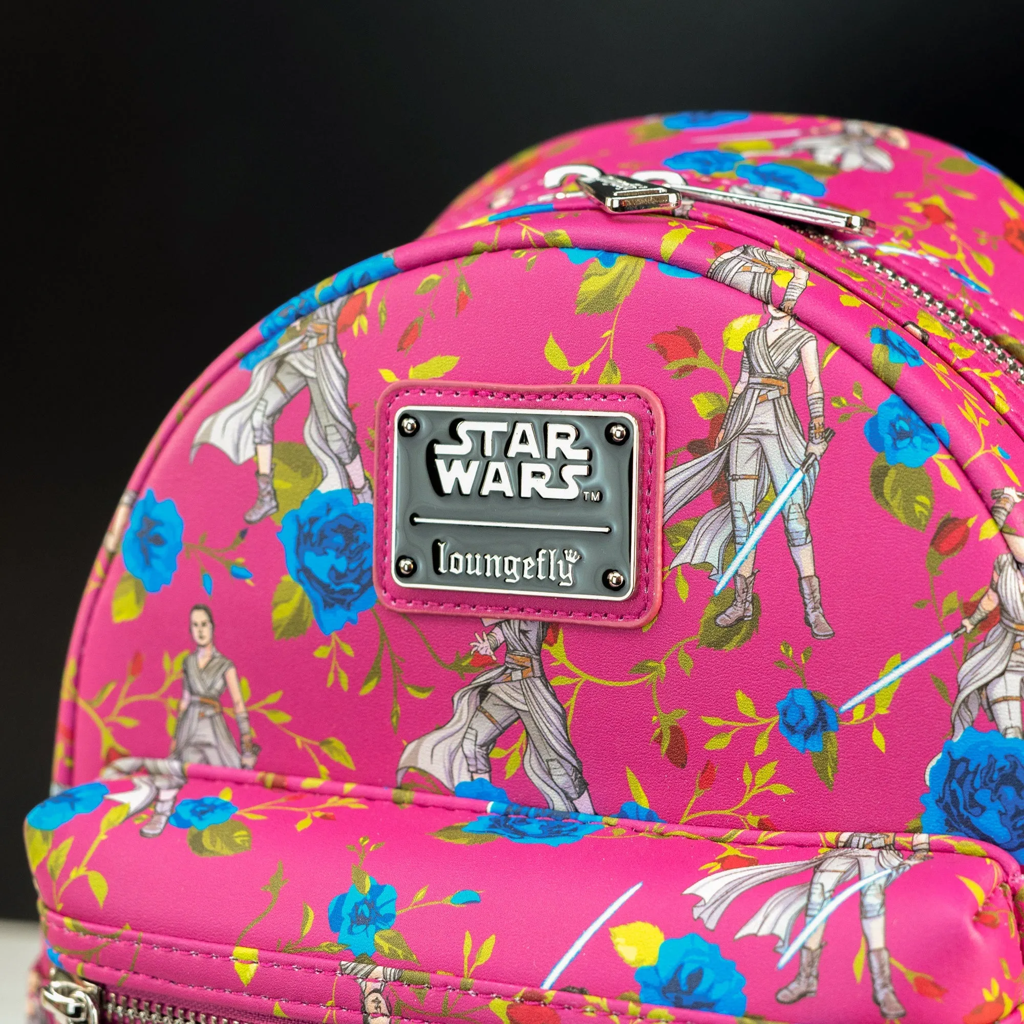 Loungefly x Star Wars Rey Floral All Over Print Mini Backpack