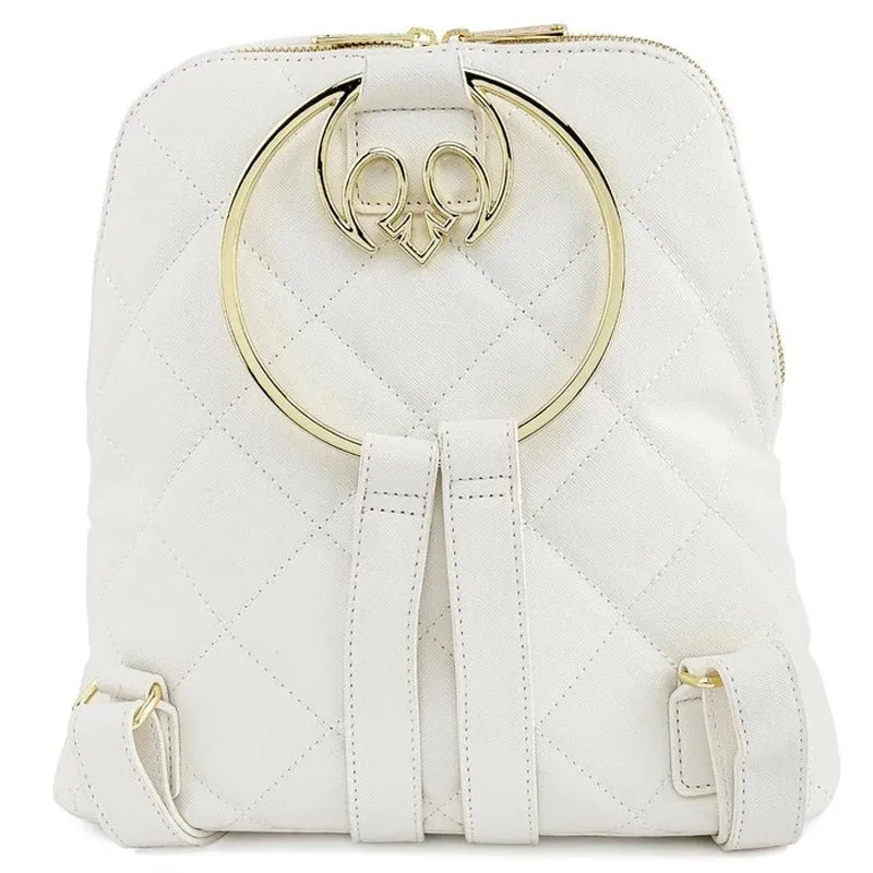 Loungefly x Star Wars White Gold Rebel Hardware Mini Backpack