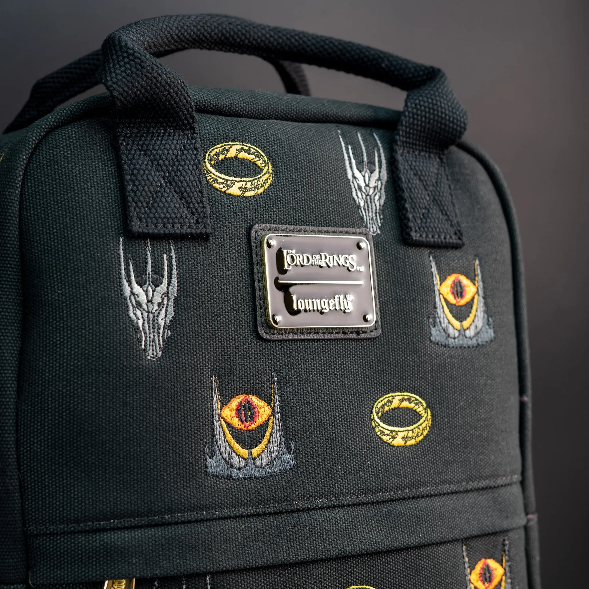 Loungefly x The Lord of the Rings Sauron Canvas Backpack
