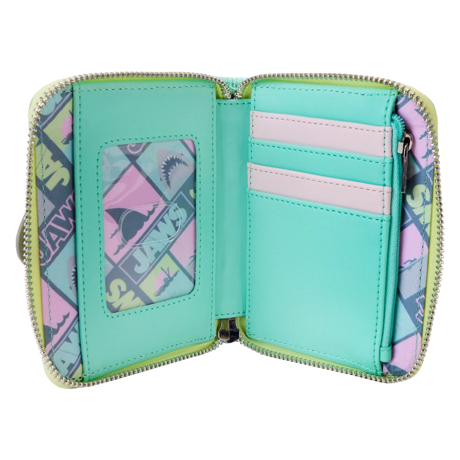 Loungefly x Universal Jaws Zip Around Wallet