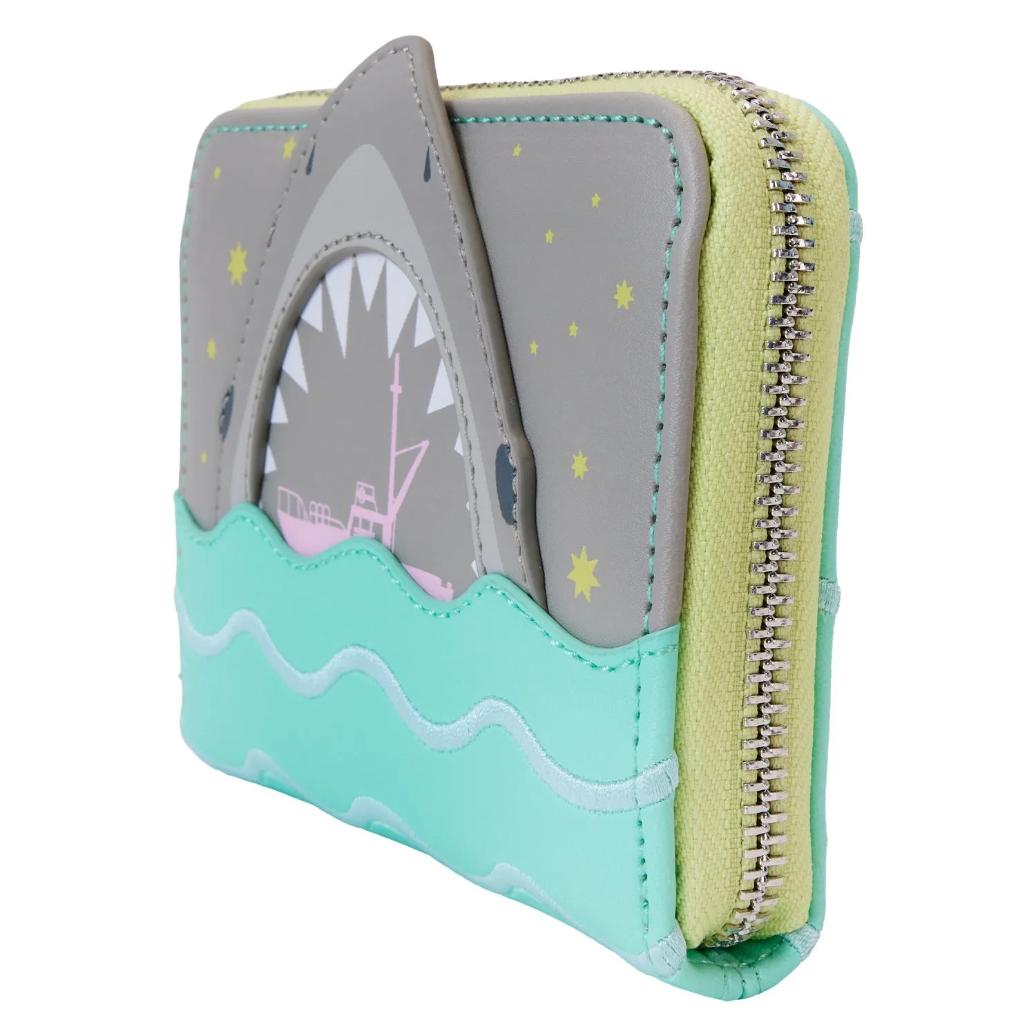 Loungefly x Universal Jaws Zip Around Wallet