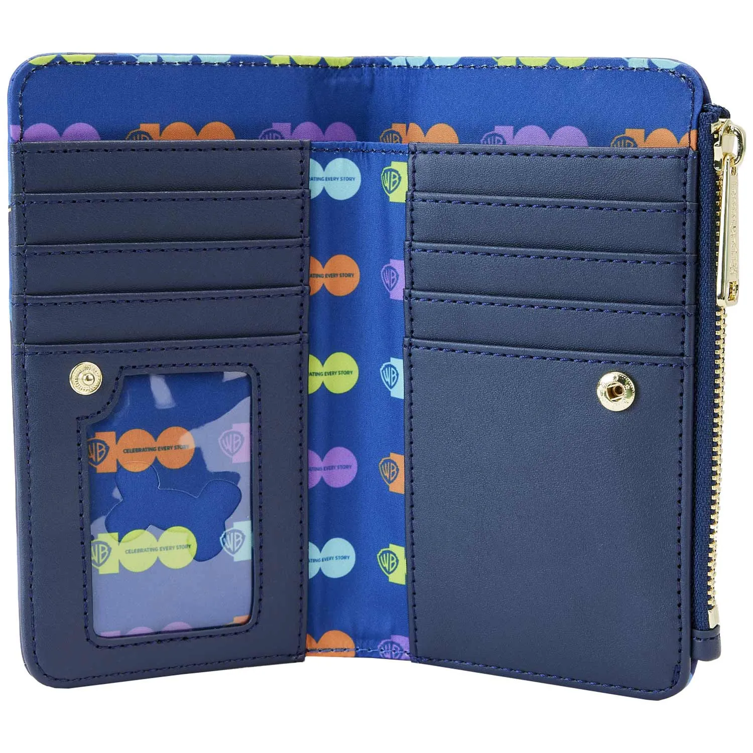 Loungefly x WB 100th Anniversary Scooby and Looney Tunes Mash Up Wallet