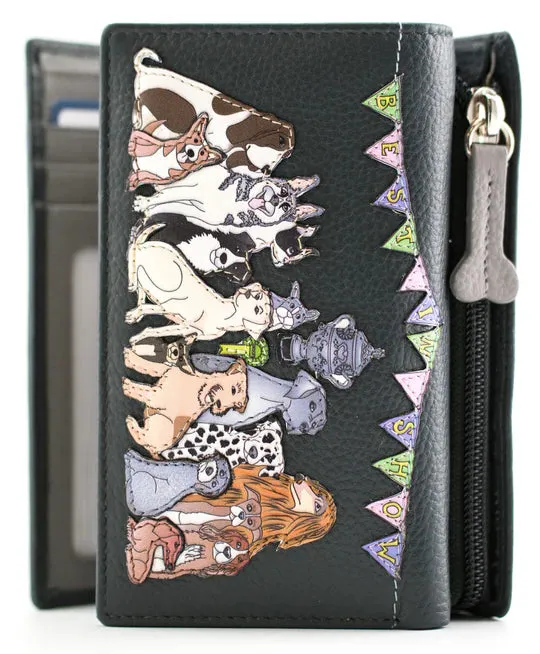 Mala Beaus Best In Show Large Tri Fold Purse