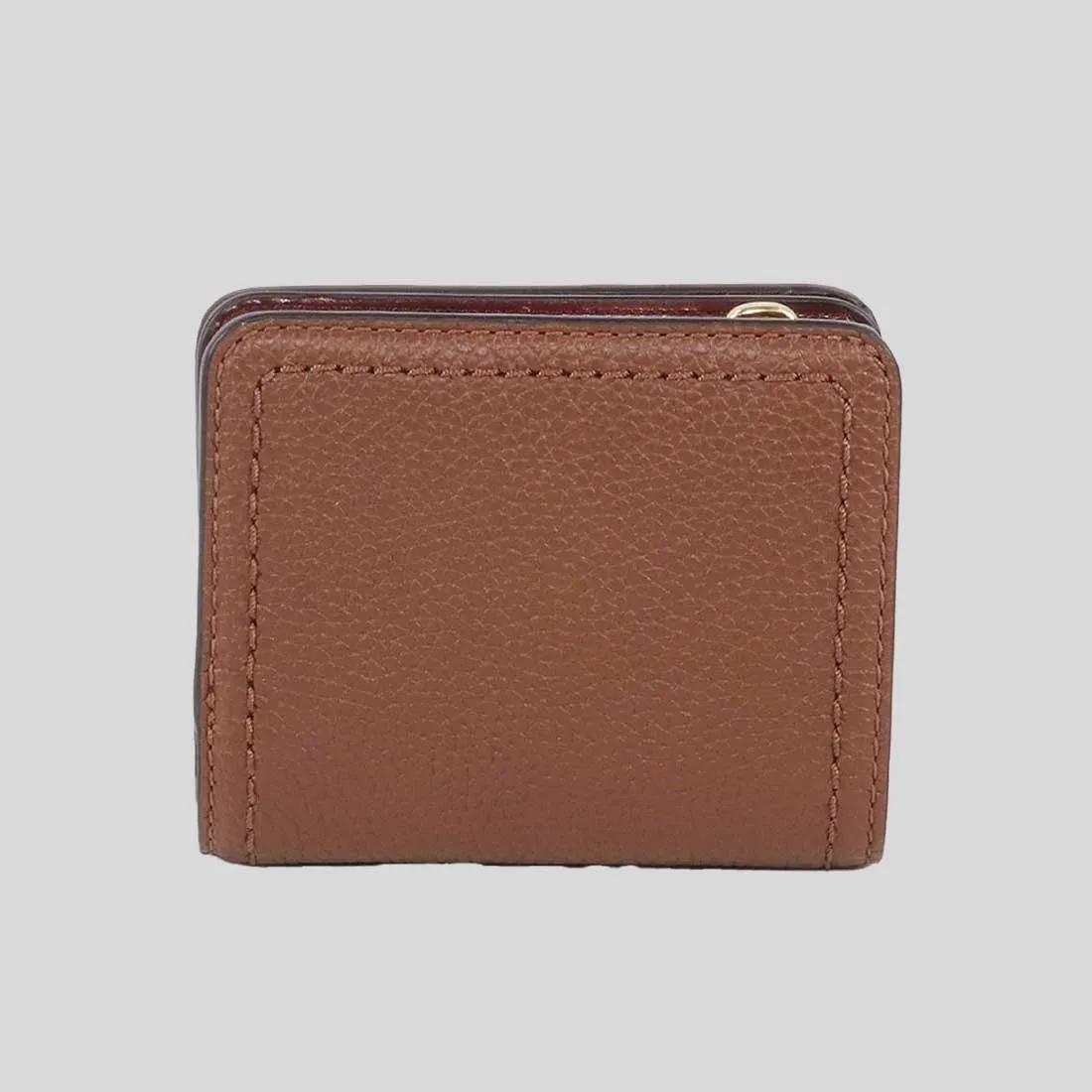 MARC JACOBS Groove Mini Compact Wallet Cognac S101L01SP21