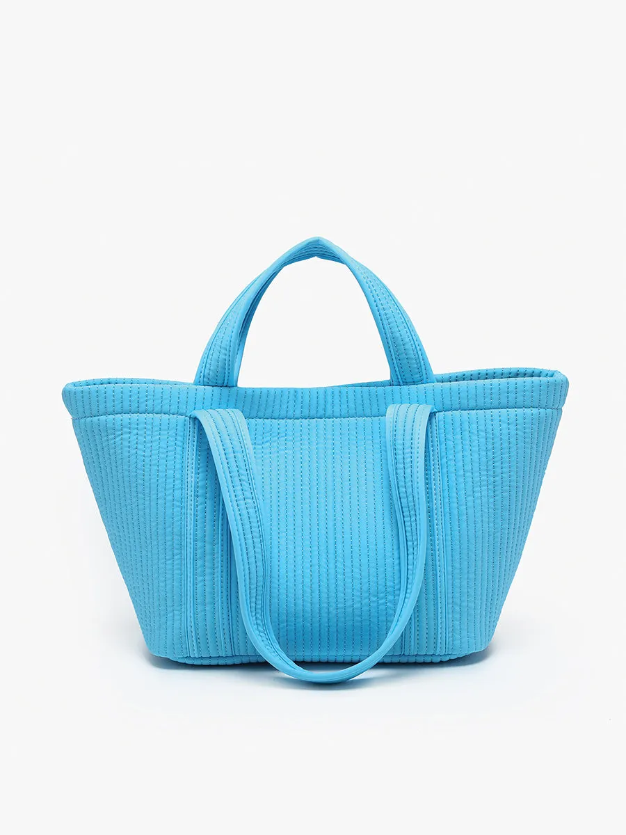 Marilyn Vegan Quilted Tote