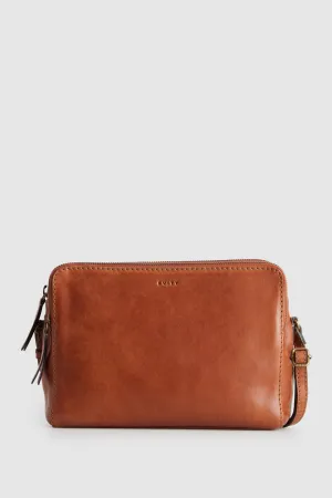 Maya Leather Crossbody Bag