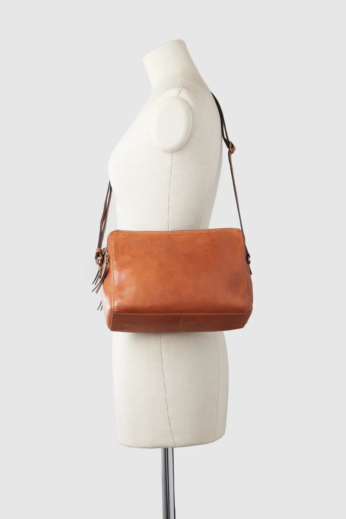 Maya Leather Crossbody Bag