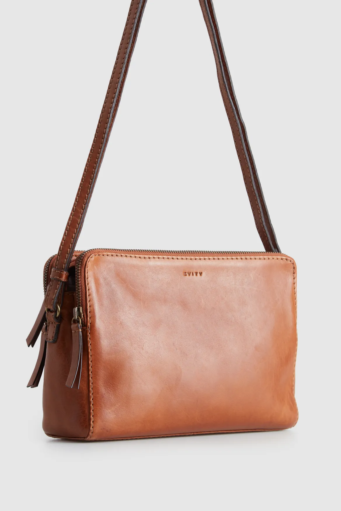 Maya Leather Crossbody Bag