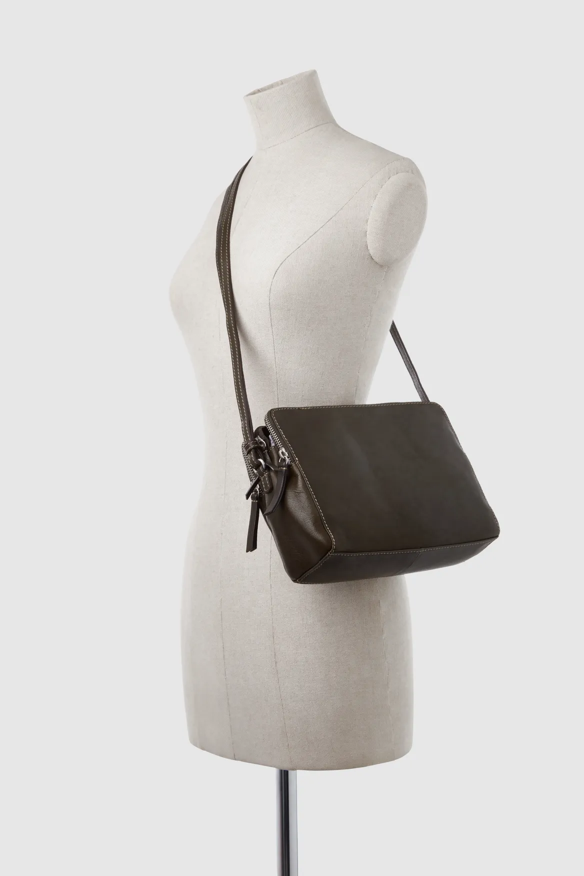 Maya Leather Crossbody Bag