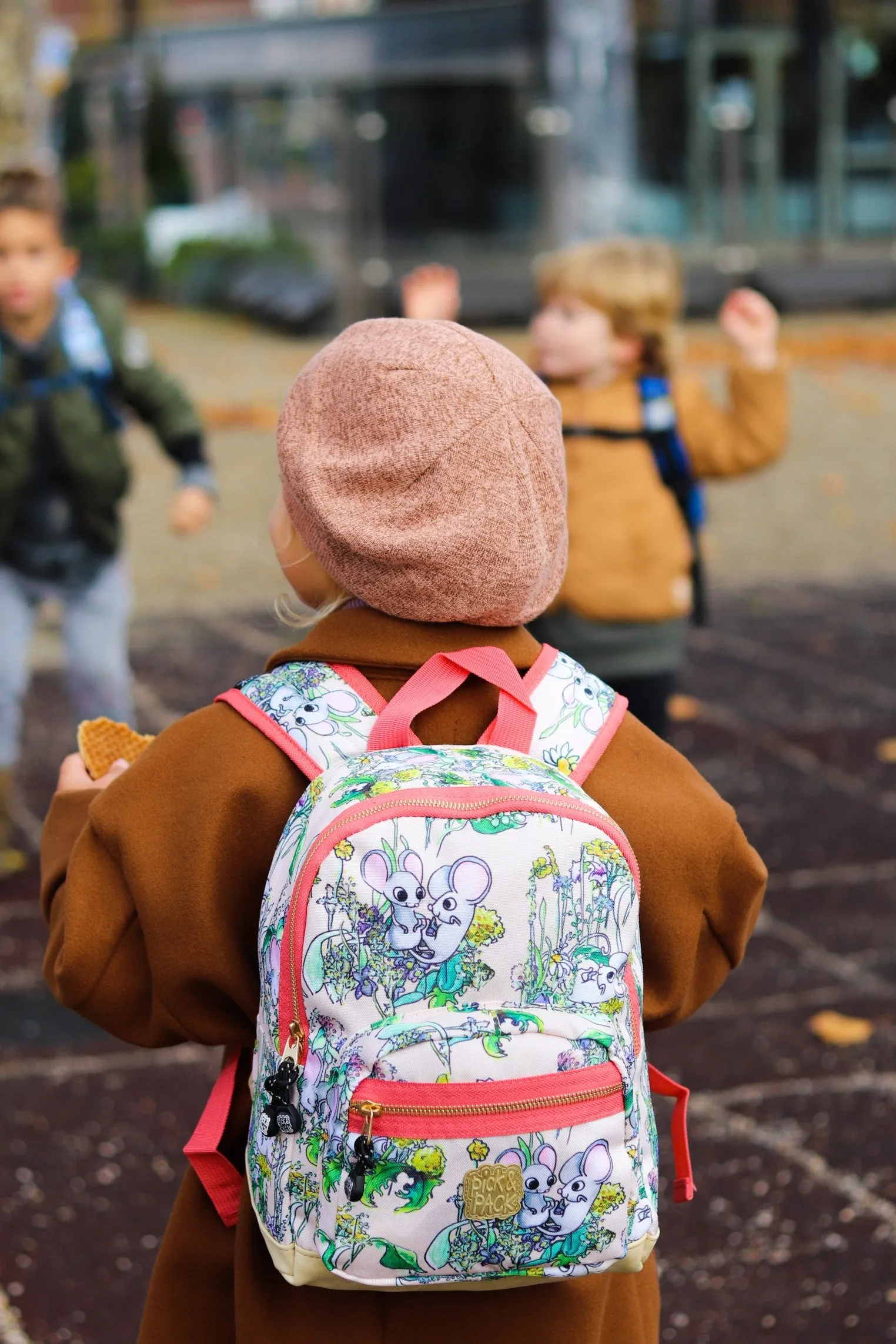 Mice Backpack S Pink