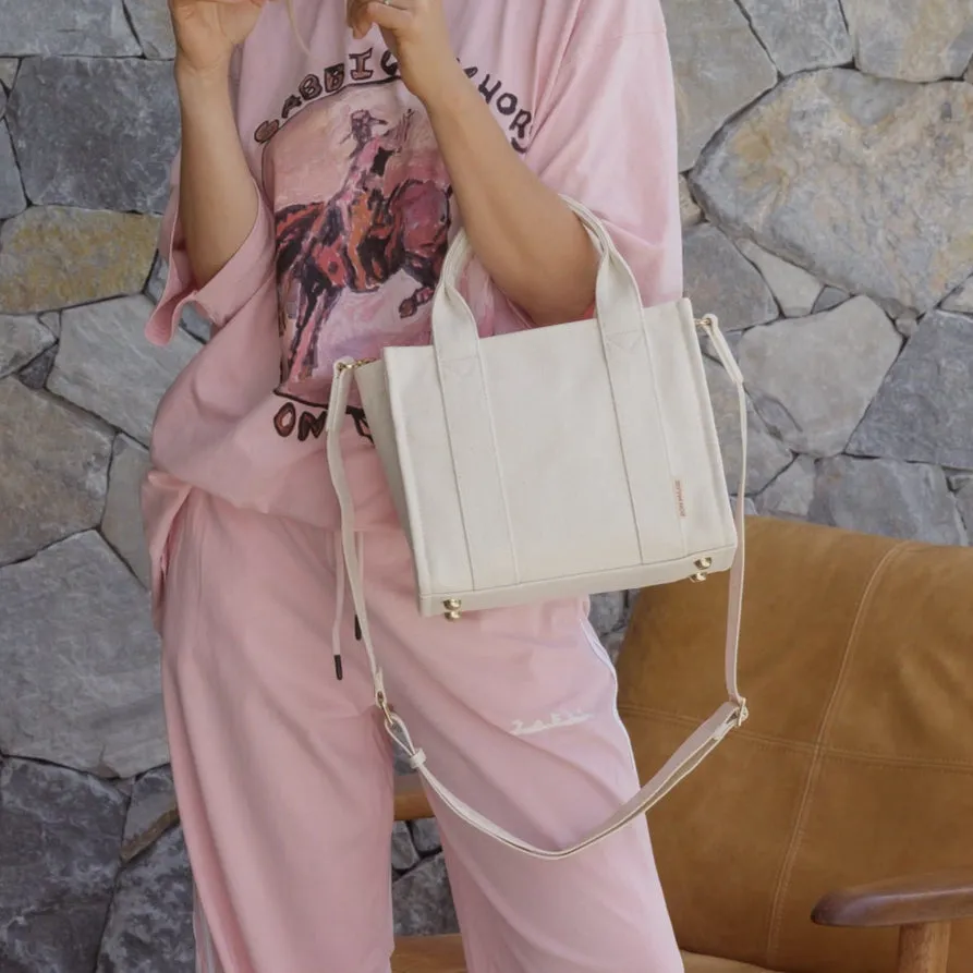 Micro Bon Vivant Structured Tote Bag -- Natural