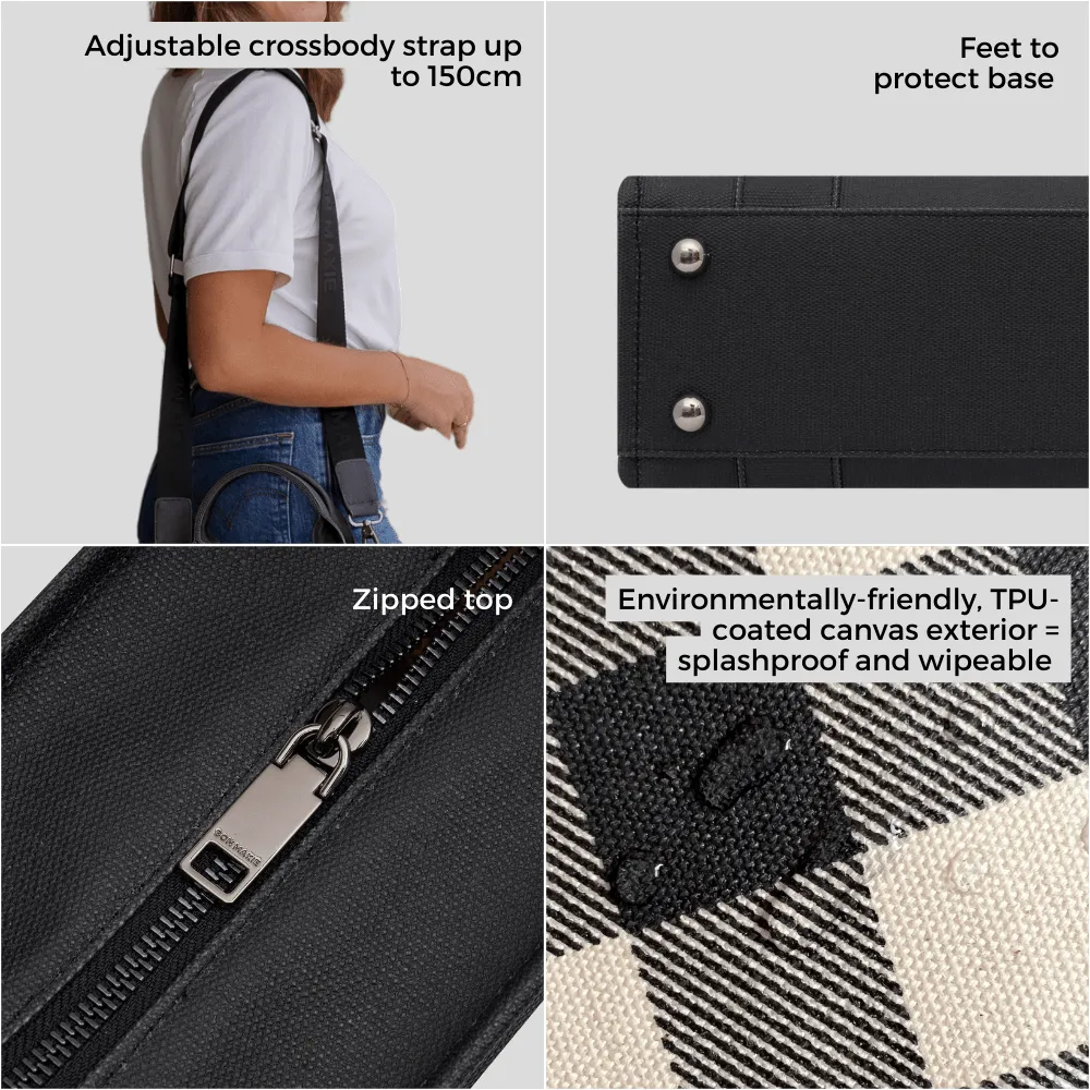 Micro Bon Vivant Structured Tote Bag -- Natural