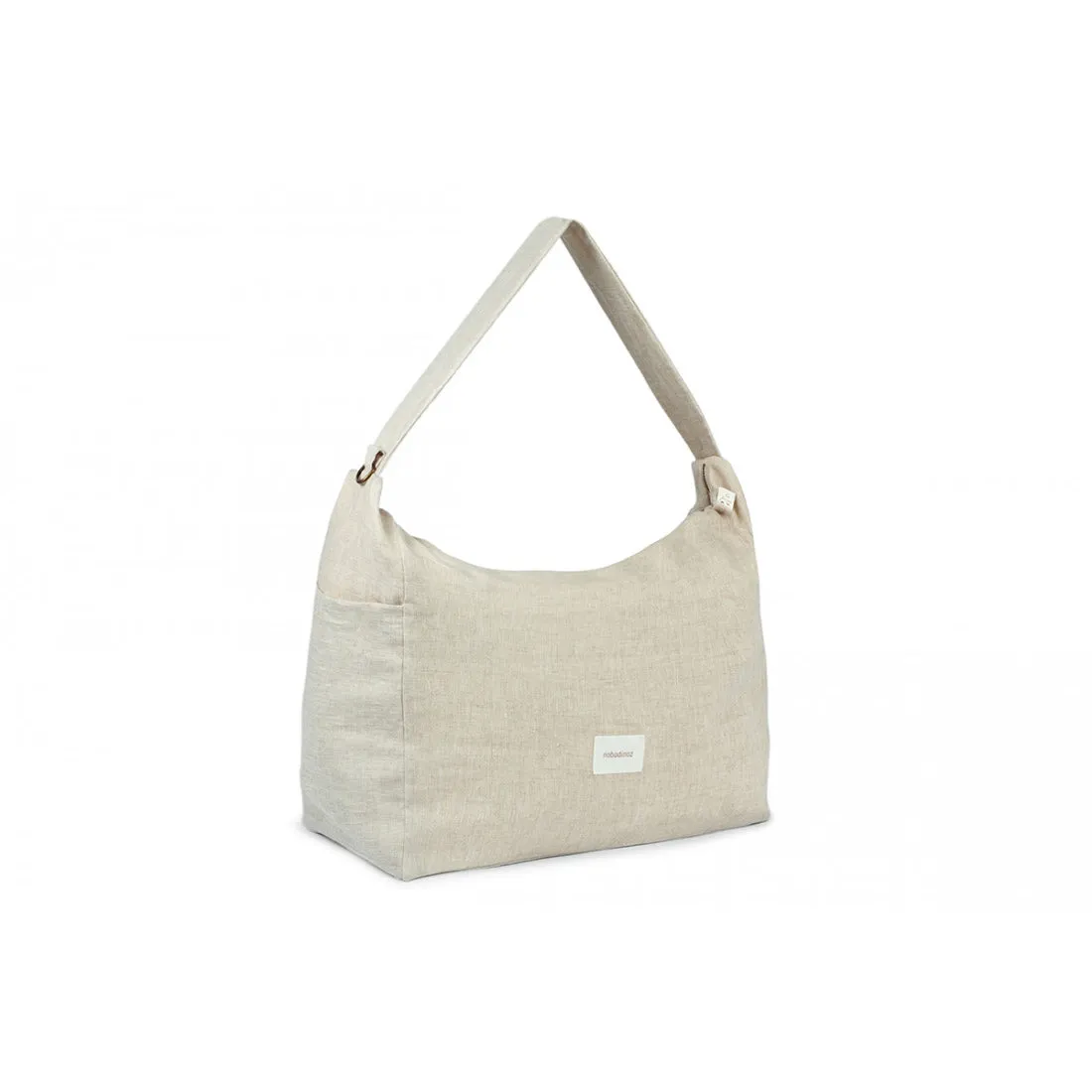 nobodinoz Lin Franais Stroller Bag Greige