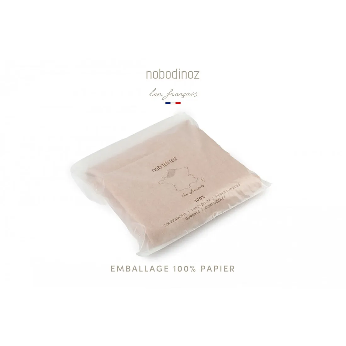 nobodinoz Lin Franais Stroller Bag Sand