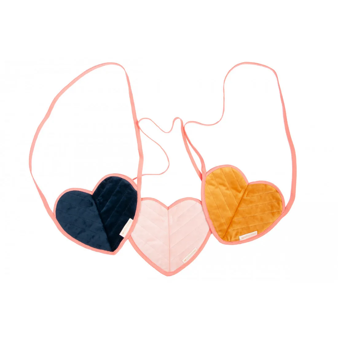 nobodinoz Love Velvet Mini Bag Bloom Pink