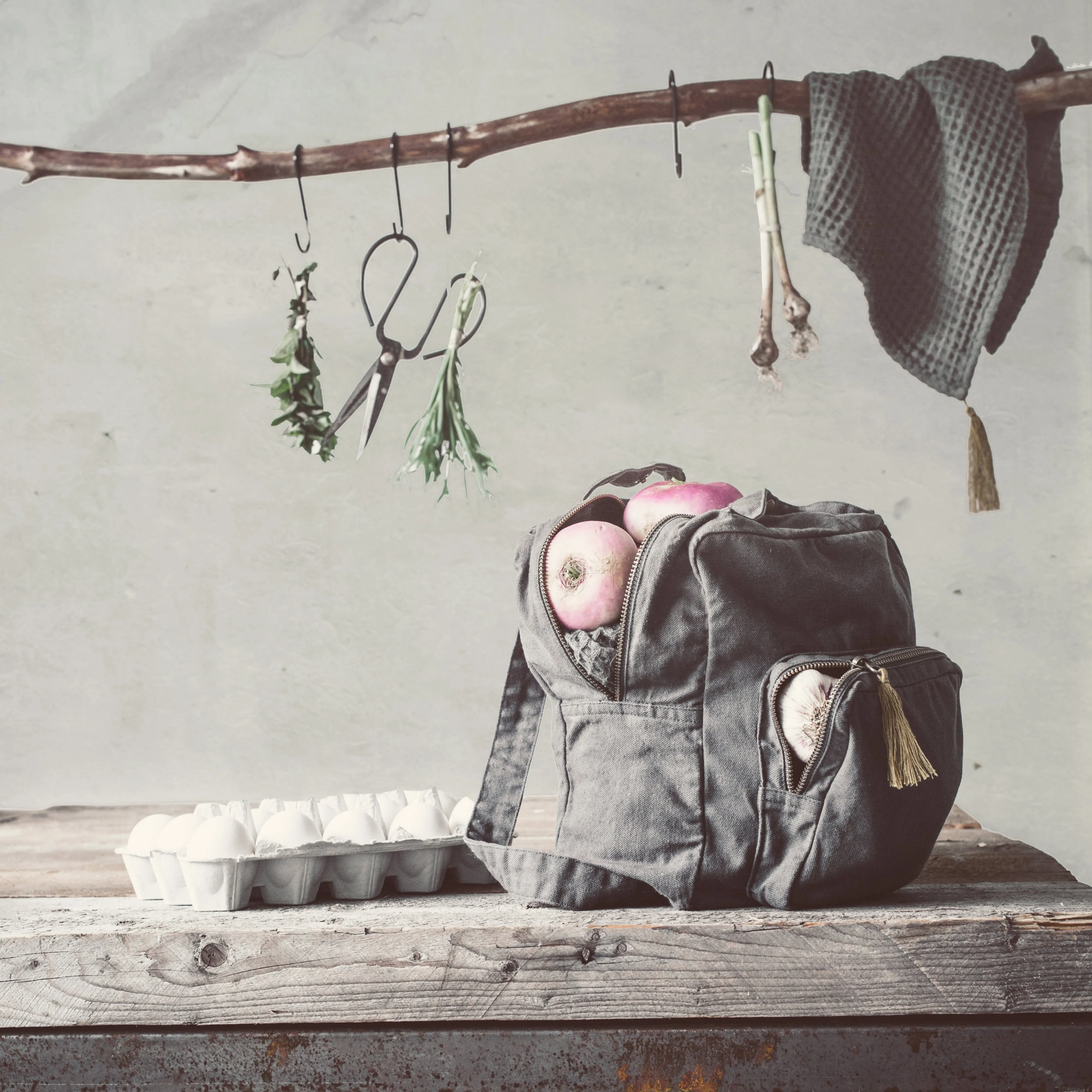 Numero 74 Backpack Stone Grey