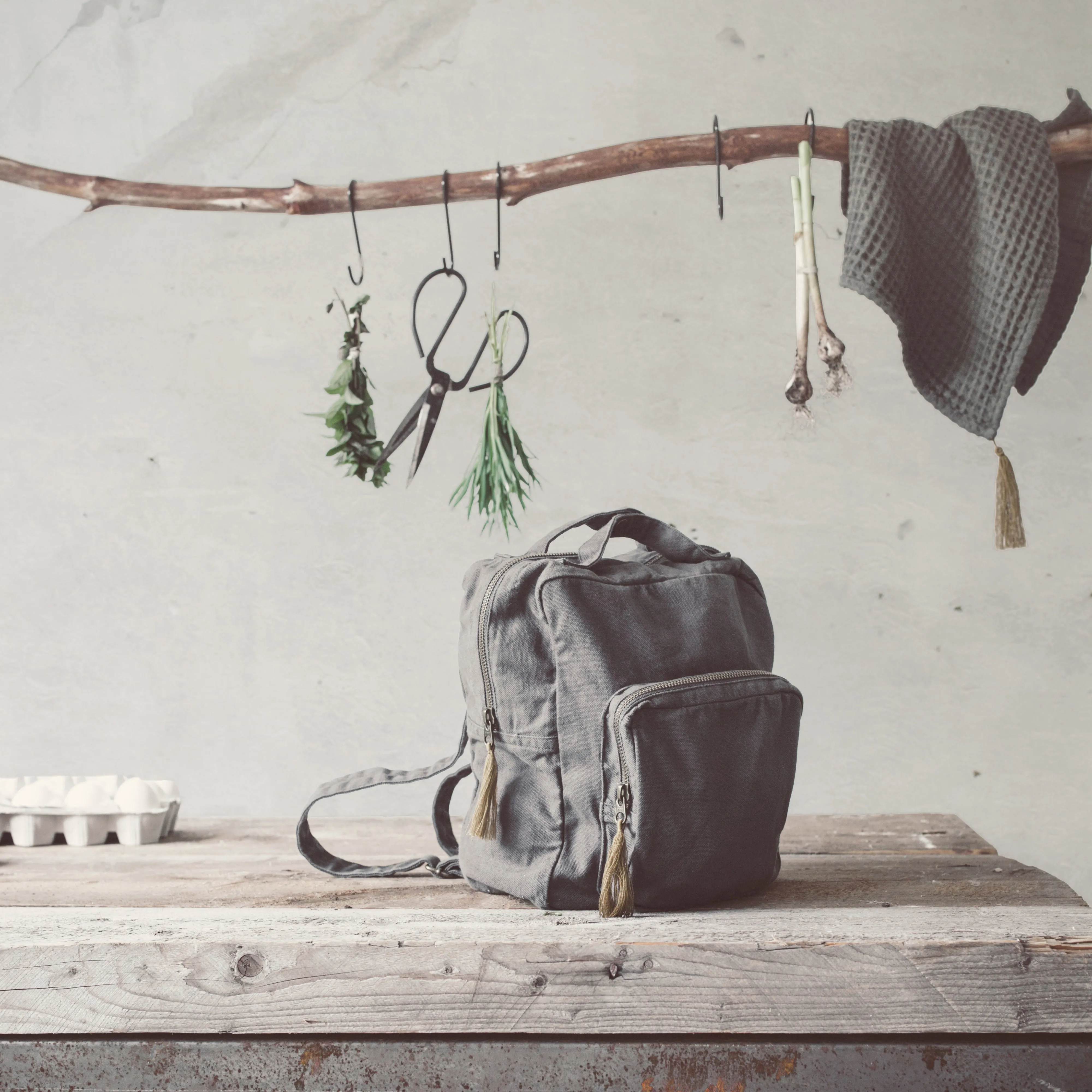 Numero 74 Backpack Stone Grey