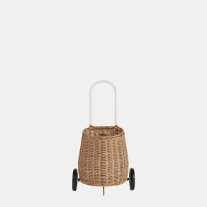 Olli Ella Rattan Shell Bag - Luggy - Natural
