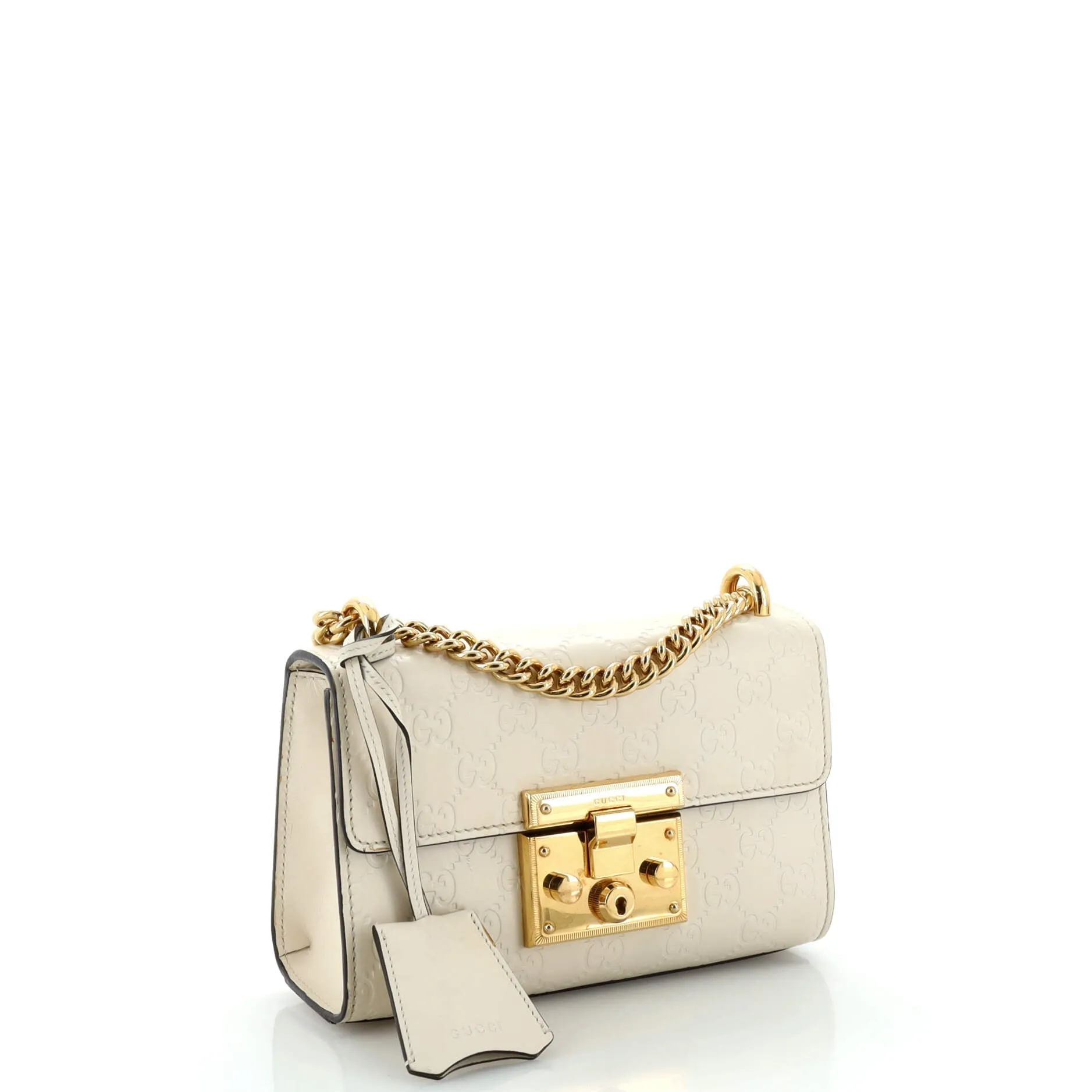 Padlock Shoulder Bag Guccissima Leather