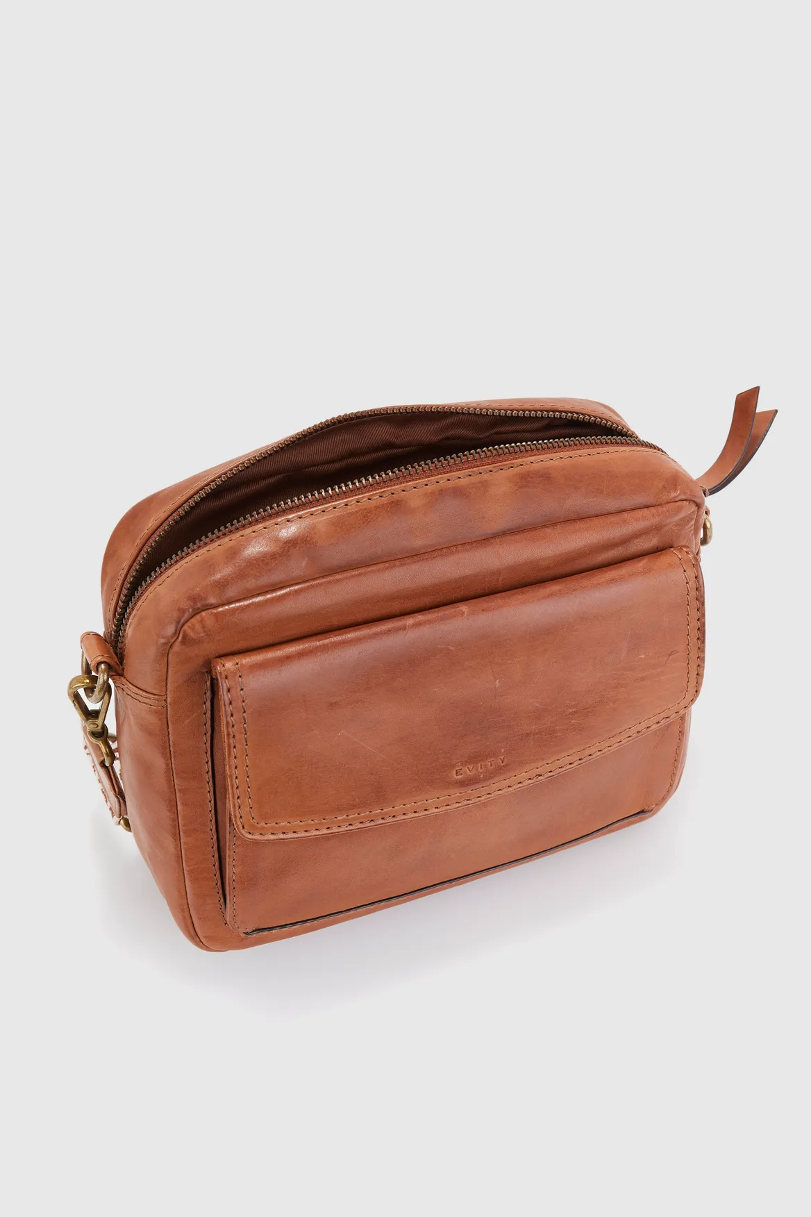 Pia Leather Crossbody Bag