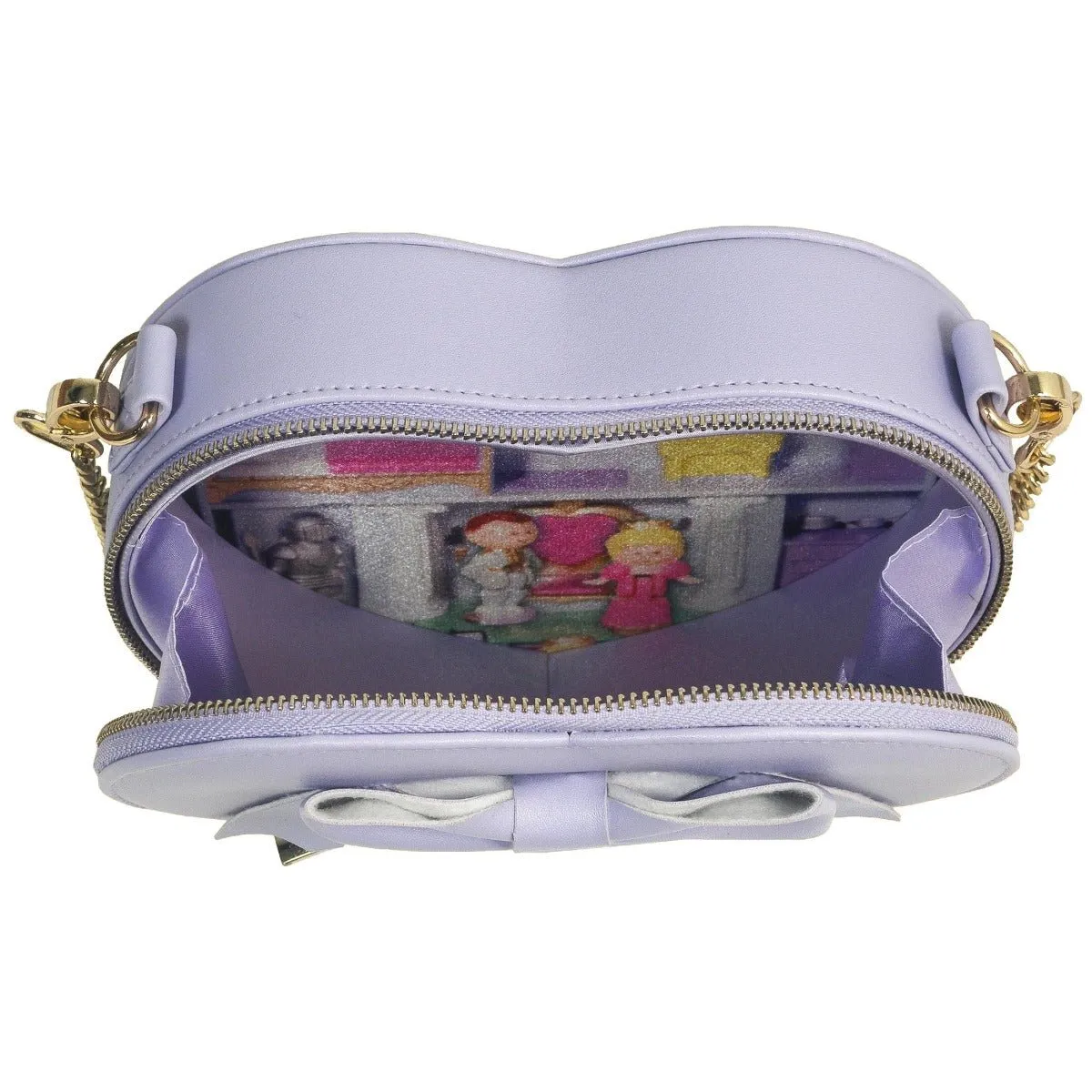Polly Pocket Purple Bow Cross Body Handbag