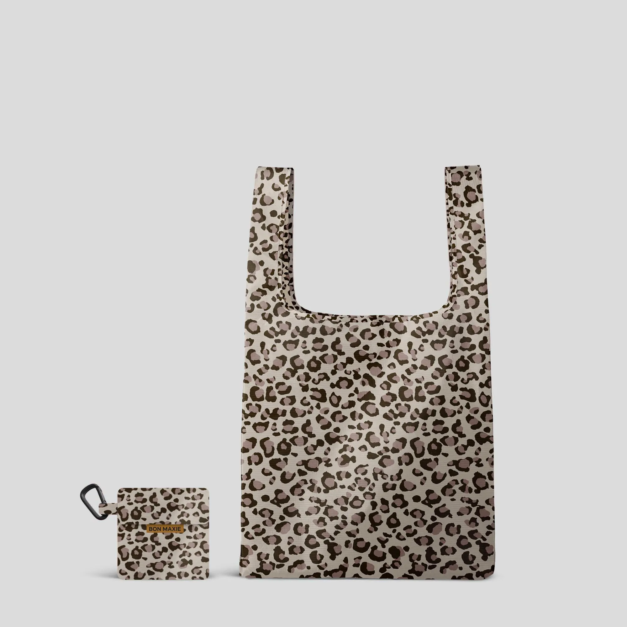 Reusable Shopping Bag - 2 Sizes -- Leopard