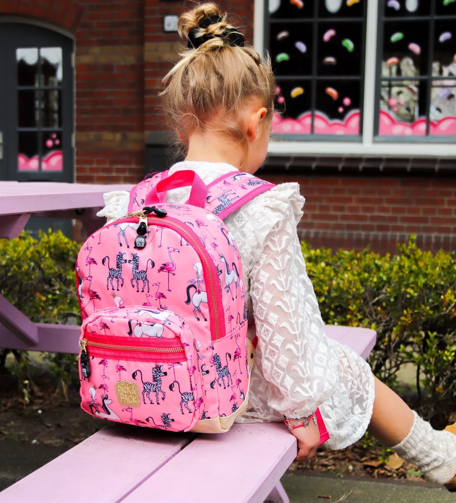 Royal Princess Backpack S Bright pink