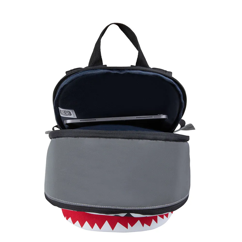 Shark Shape Backpack M Visible grey (reflective)