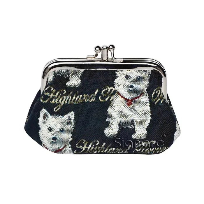 Signare Tapestry Frame Clip Top Purse