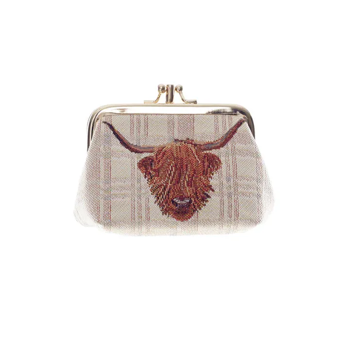 Signare Tapestry Frame Clip Top Purse