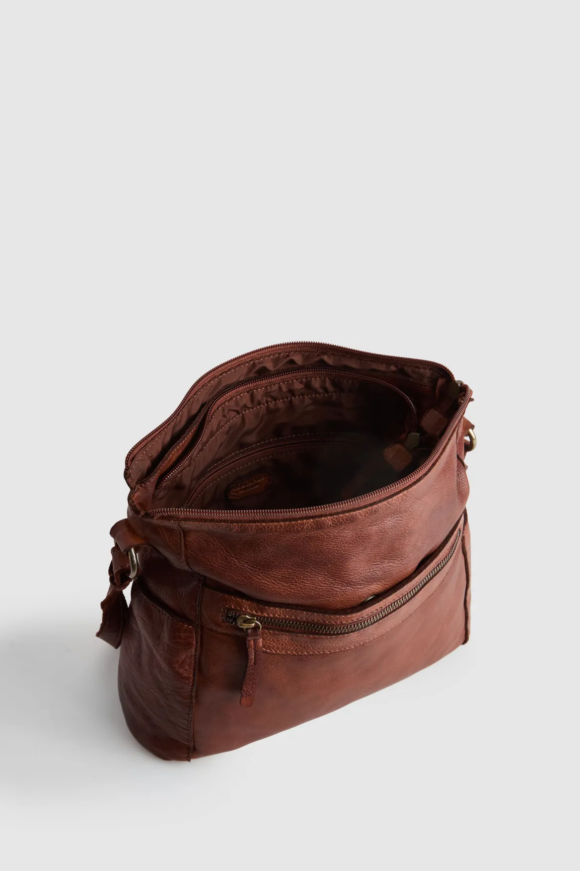 Sol Leather Large Crossbody Bag