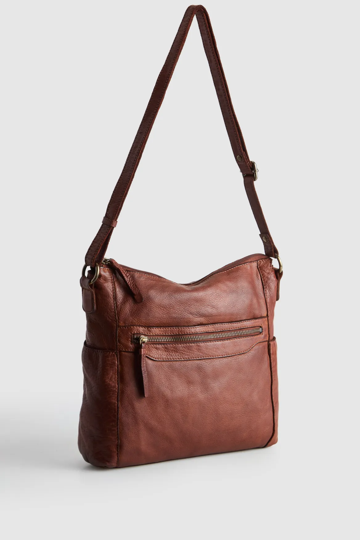 Sol Leather Large Crossbody Bag