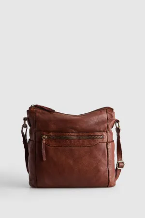 Sol Leather Large Crossbody Bag