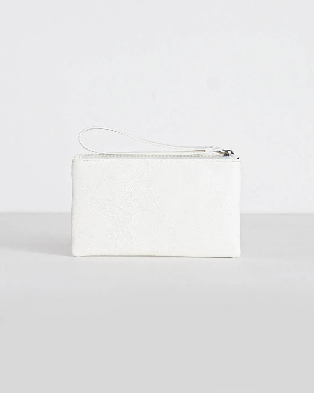 Stevie Wrist Clutch - Ivory