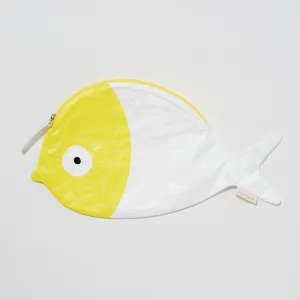 SUNNYLiFE Kids Wet Bag Finn The Fish Neon Yellow