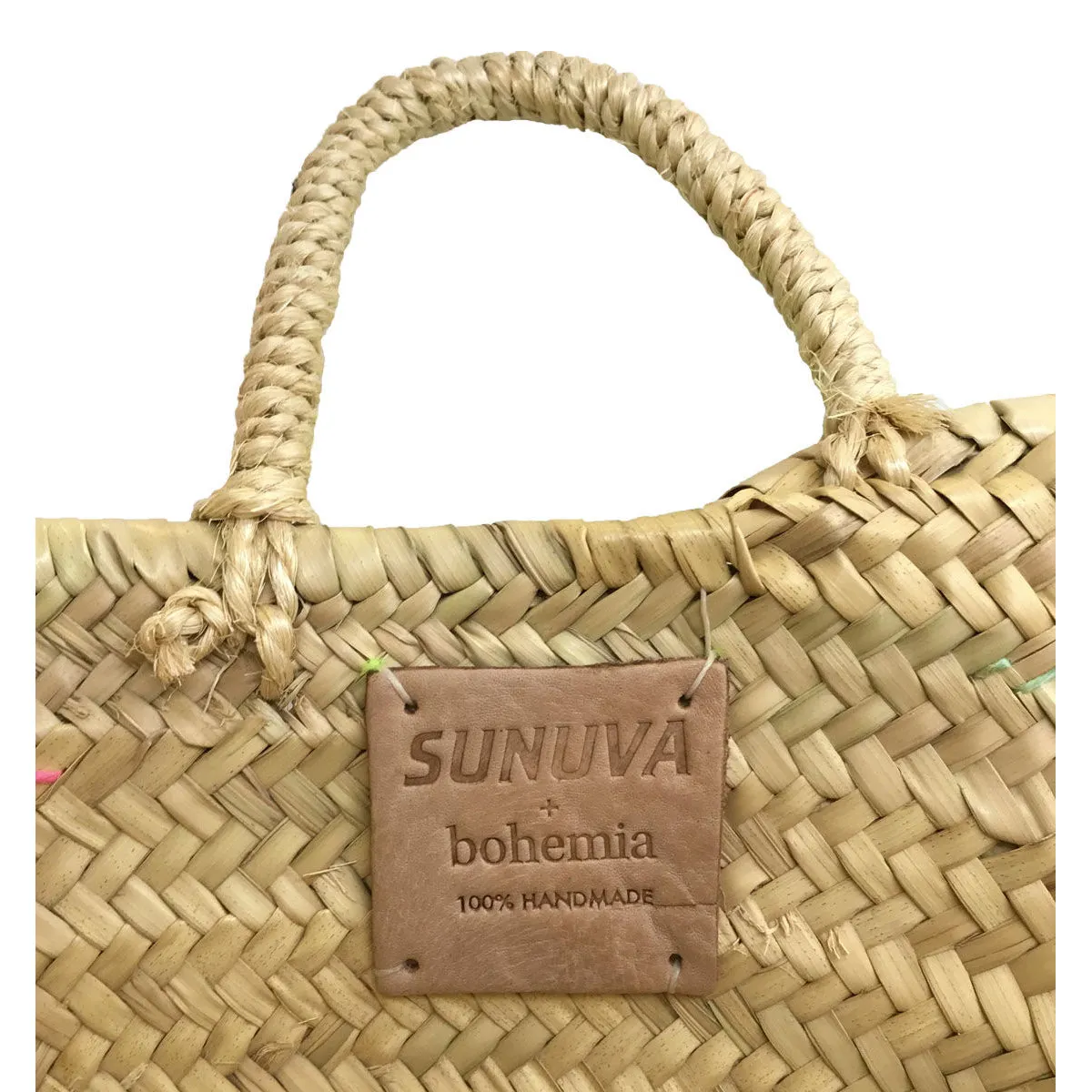Sunuva Girls Tassel Beach Basket Multi