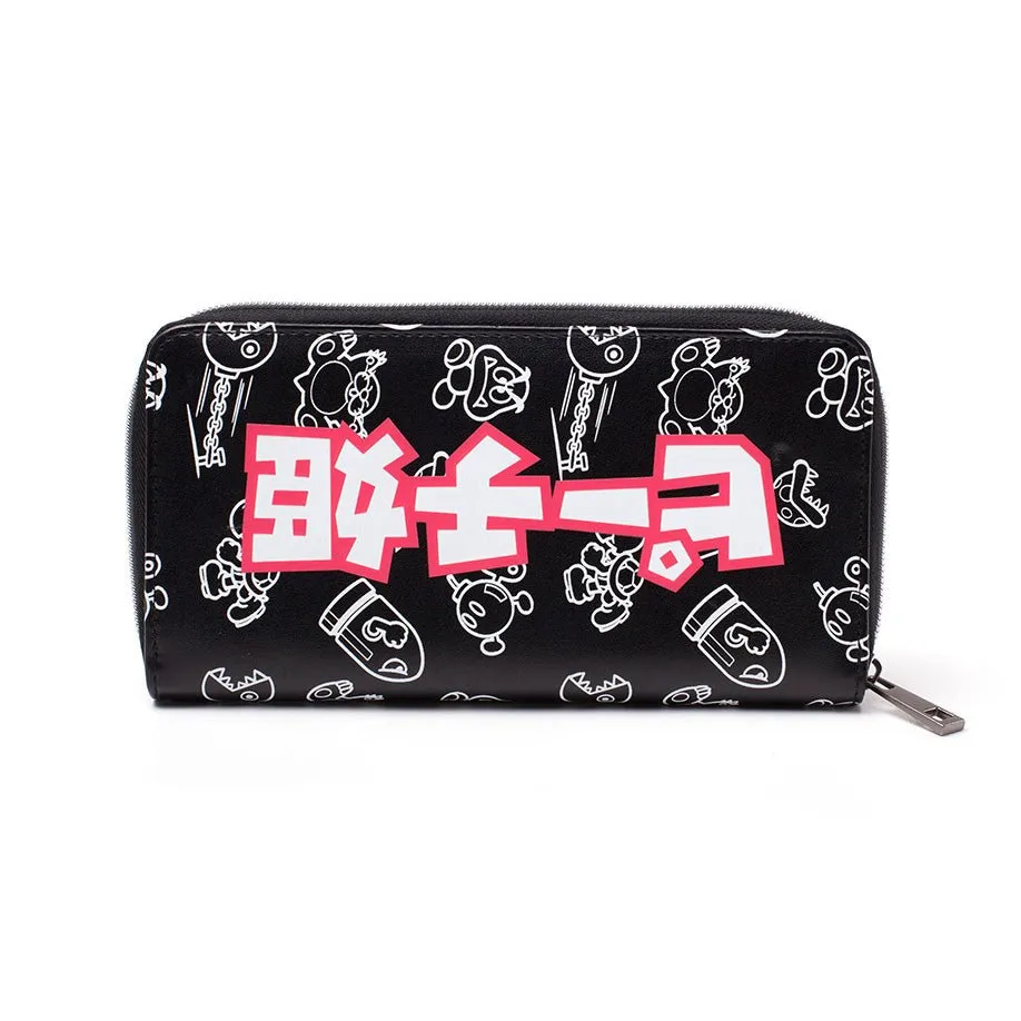 Super Mario Princess Peach Zip Around Purse