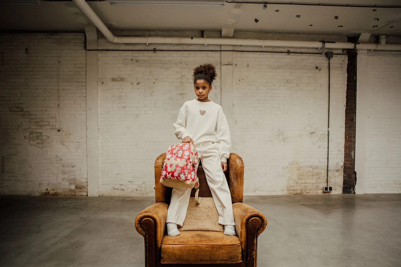 Sweet Animal Backpack M Rosa