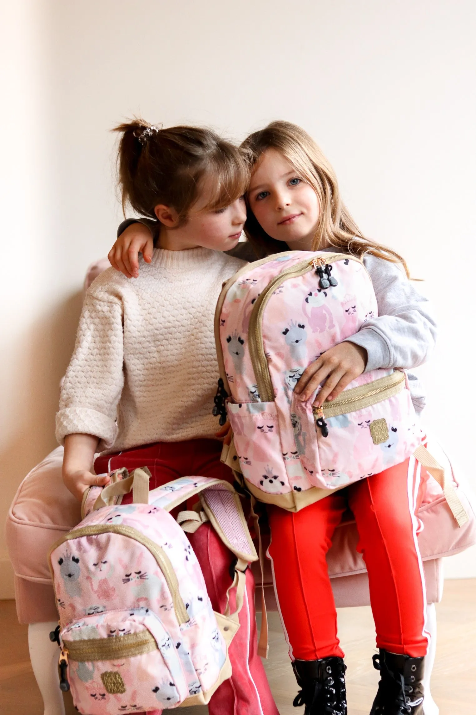 Sweet Animal Backpack S Pink